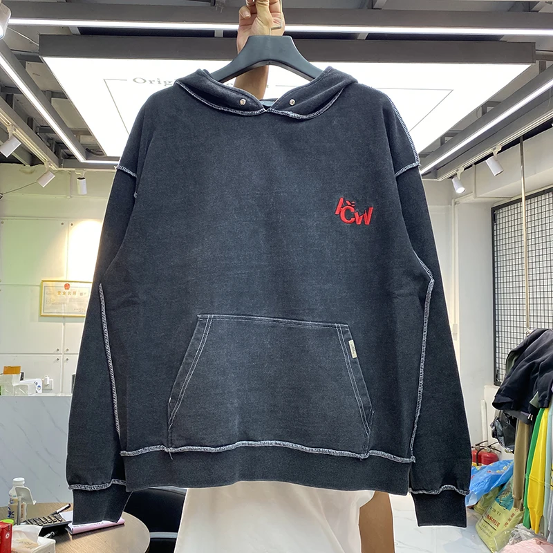 

A COLD WALL* Hoodie Men Women High Quality Formatted ACW Embroidered Logo A COLD WALL Sweatshirts Oversize B/3 Pullover