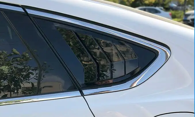Для FORD Mondeo 2013 2018 Sedan ABS затемнения для задних дверей и окон жалюзи рама оконный