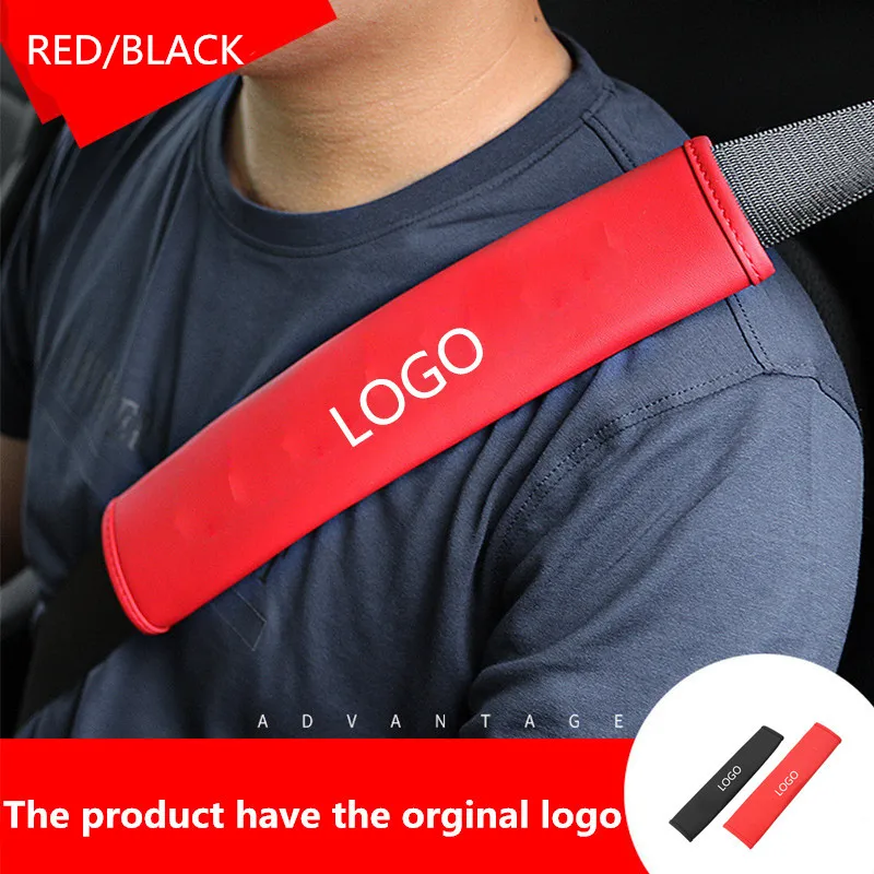 1 пара кожаная накладка для ремня безопасности автомобиля ремни плечевые задние