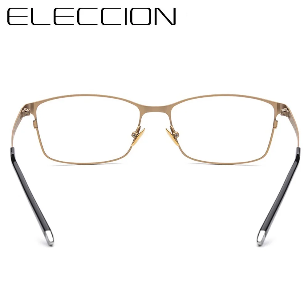 Оптическая оправа ELECCION из чистого титана для женщин и мужчин очки по рецепту