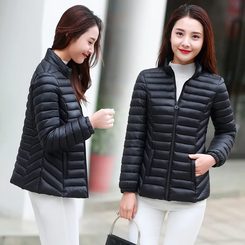 Женский пуховик большого размера 6XL новинка короткие тонкие женские зимние