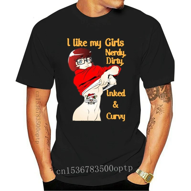 

New Nerdy Dirty Inked And Curvy Unisex Velma T-Shirt Plus Size Clothing Tee Shirt