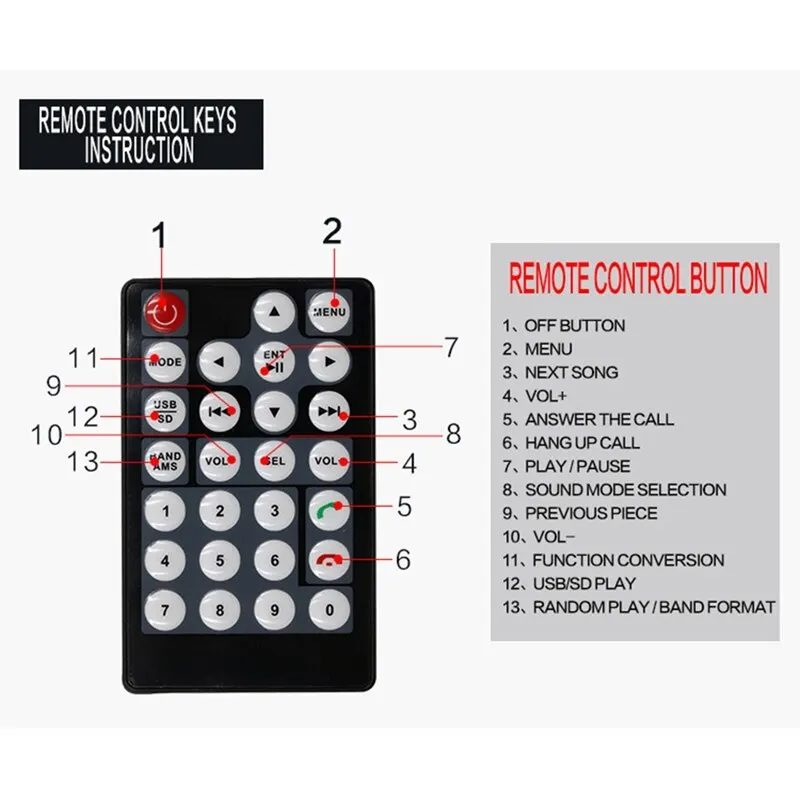 

For 7inch MP5 Player With HD Touch Screen LCD 7018B Car Radio USB Output Port Bluetooth Handsfree Audio Video Player