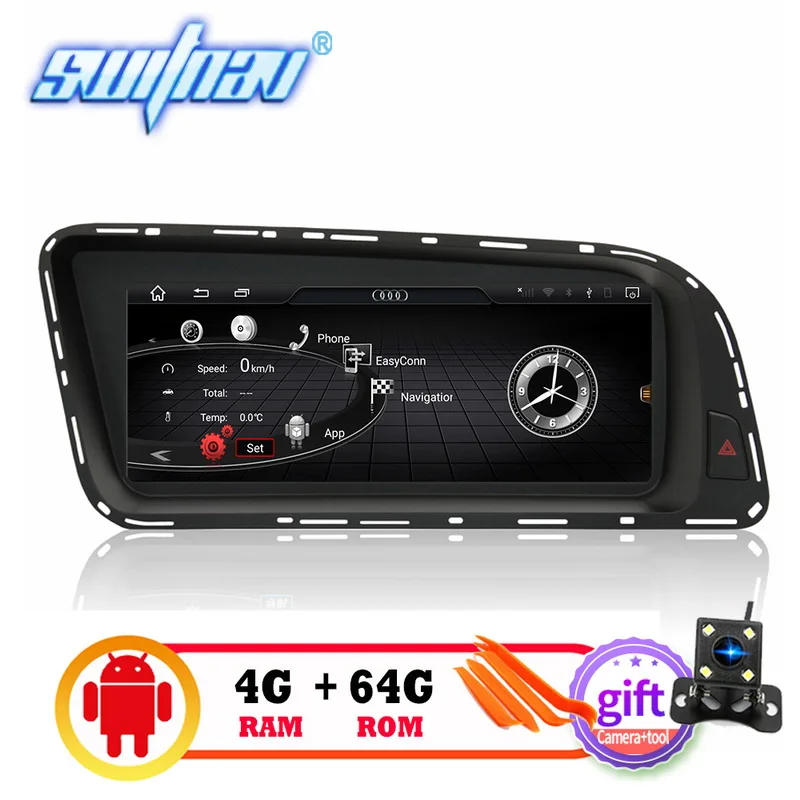 Автомобильный DVD плеер 4 Гб + 64 ГБ Android 9 0 для Audi Q5 2010 2017 автомобильный