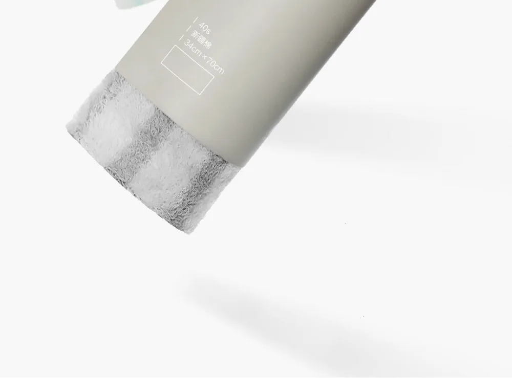 xiaomi Binsha банное полотенце хлопок мягкий и сильный абсорбент Прочный полосатый полотенце утолщение нейтральный