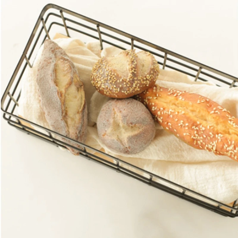 Железная настенная полка с деревянной доской подвесная корзина для хранения