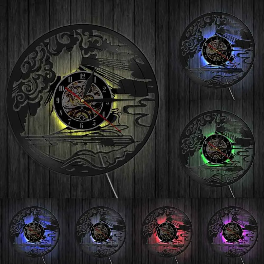 Спортивные часы для парусного спорта яхтсмана настенные современный дизайн