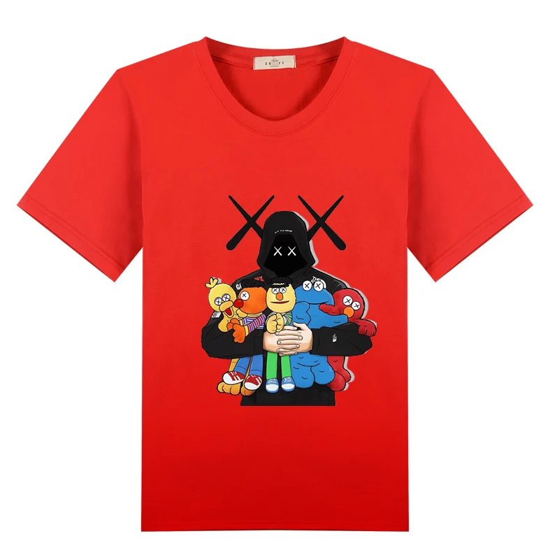

Anime the sesame street Casual Tshirt T Shirt For Kids Summer Top Tees Boys Girls Children Clothing Short Sleeve