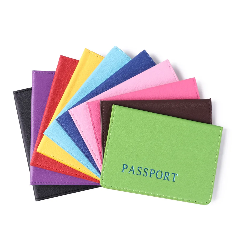 1 шт. унисекс дорожная Обложка для паспорта Защитная мягкая искусственная кожа