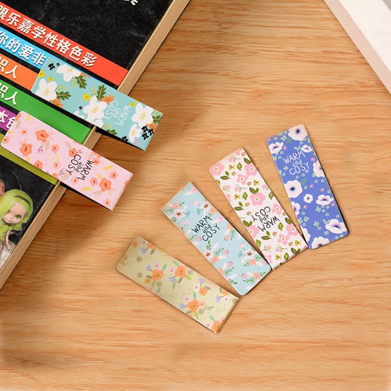 6 шт./лот милые канцелярские Серебристые магнитные закладки креативные цветные