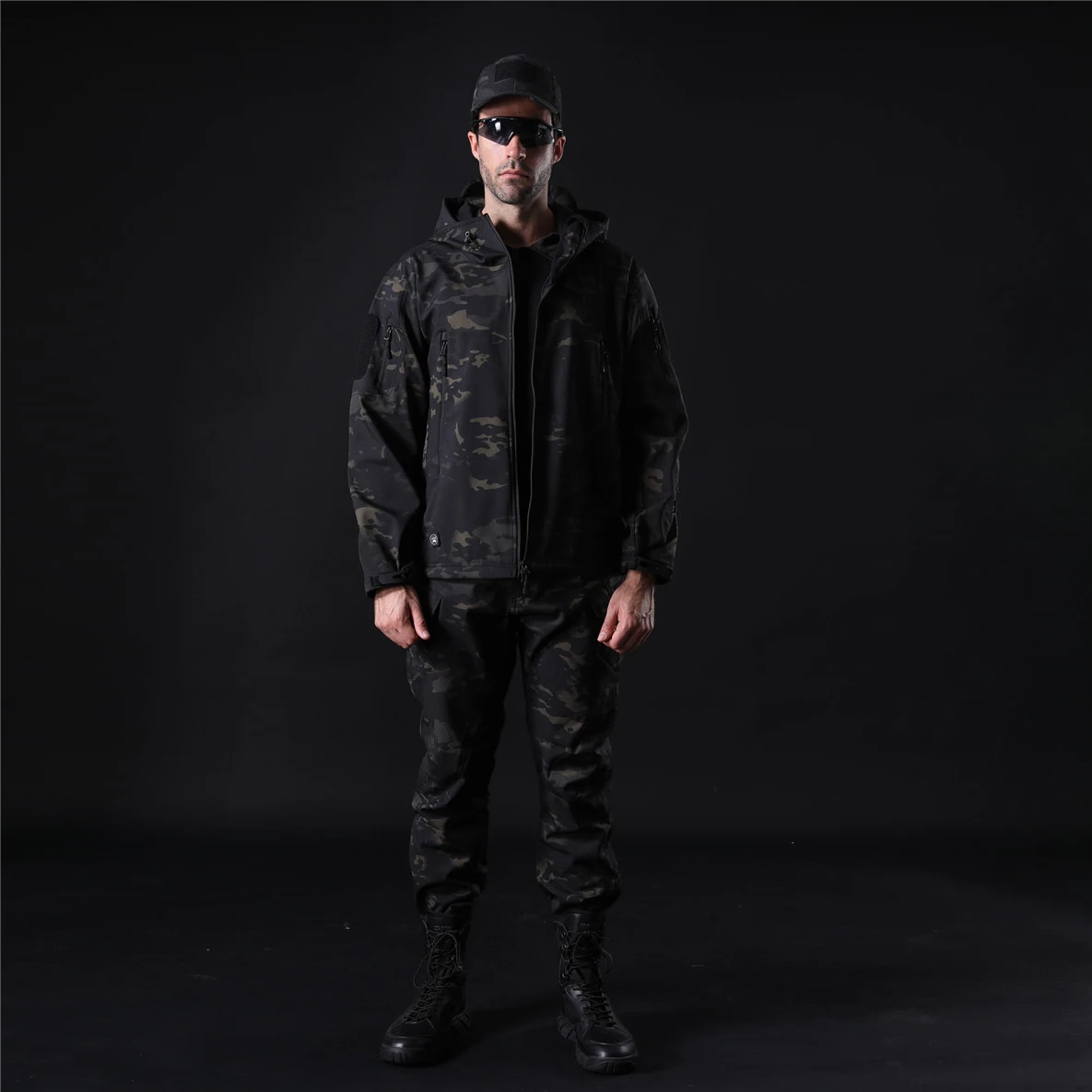 Водонепроницаемая Мужская Военная Тактическая охотничья куртка ветрозащитная флисовая охотничья одежда для рыбалки походная куртка зимнее пальто Новинка