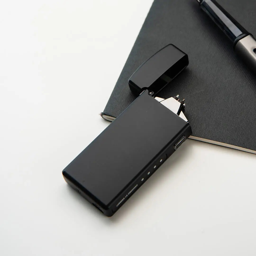 Зажигалка BEEBEST для дуговой зарядки без названия огнестойкая ветрозащитная