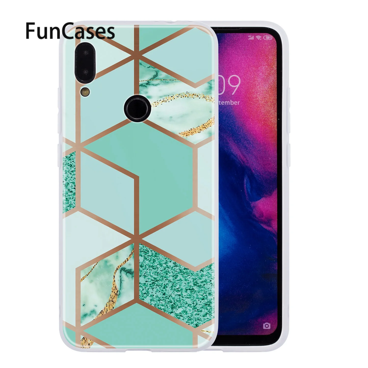 Silver Wire Cases For funda Redmi Note 7 Patterned Shell Mobile Bag sFor Cover telefon 7S Soft TPU | Аксессуары для телефонов