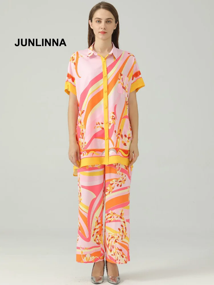 Женские брюки из двух предметов Новинка лета 2021 женские комплекты модный