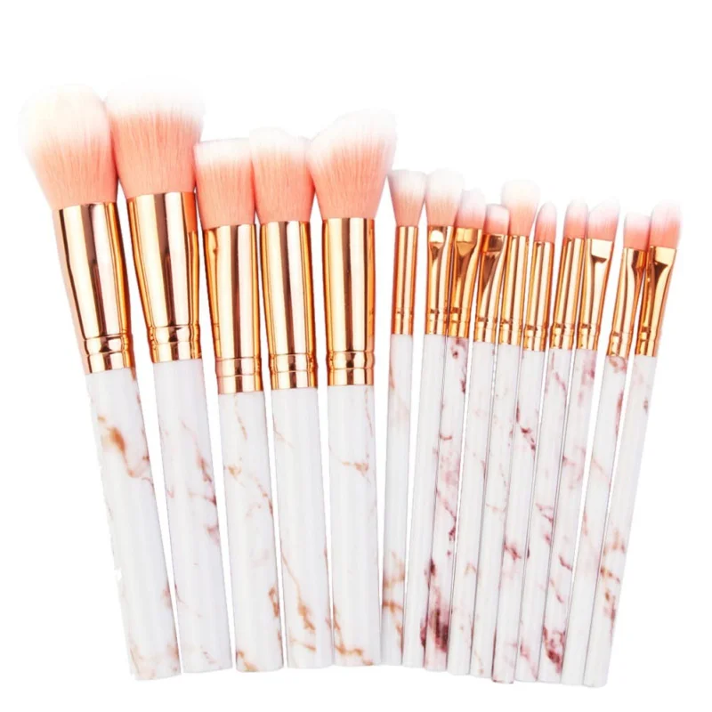 Набор кистей для макияжа профессиональная ручка пудра тени век набор