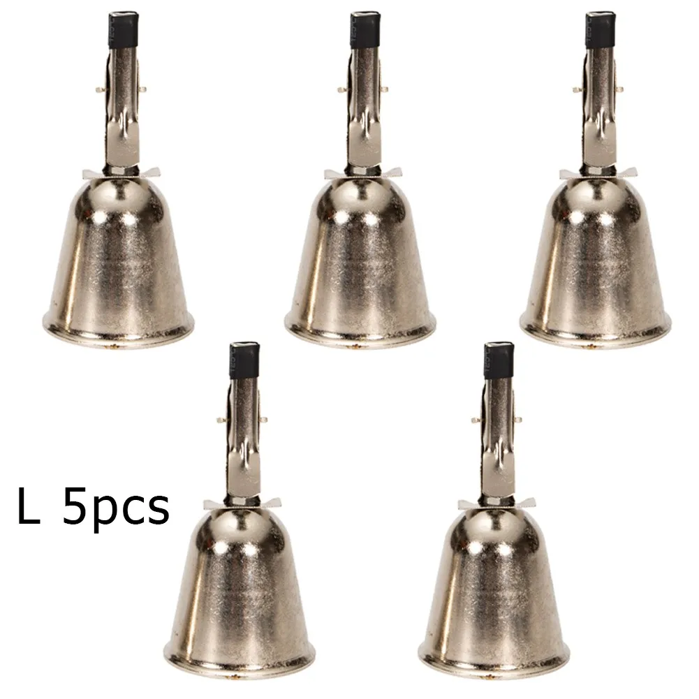 

Iron+Chrome 1/5pcs Liberty Bells Rod Silver Spring Clip Tools Universal