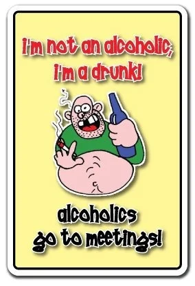 

I'm A Drunk Tin Sign,Drinker Alcoholic Signs Funny Gift