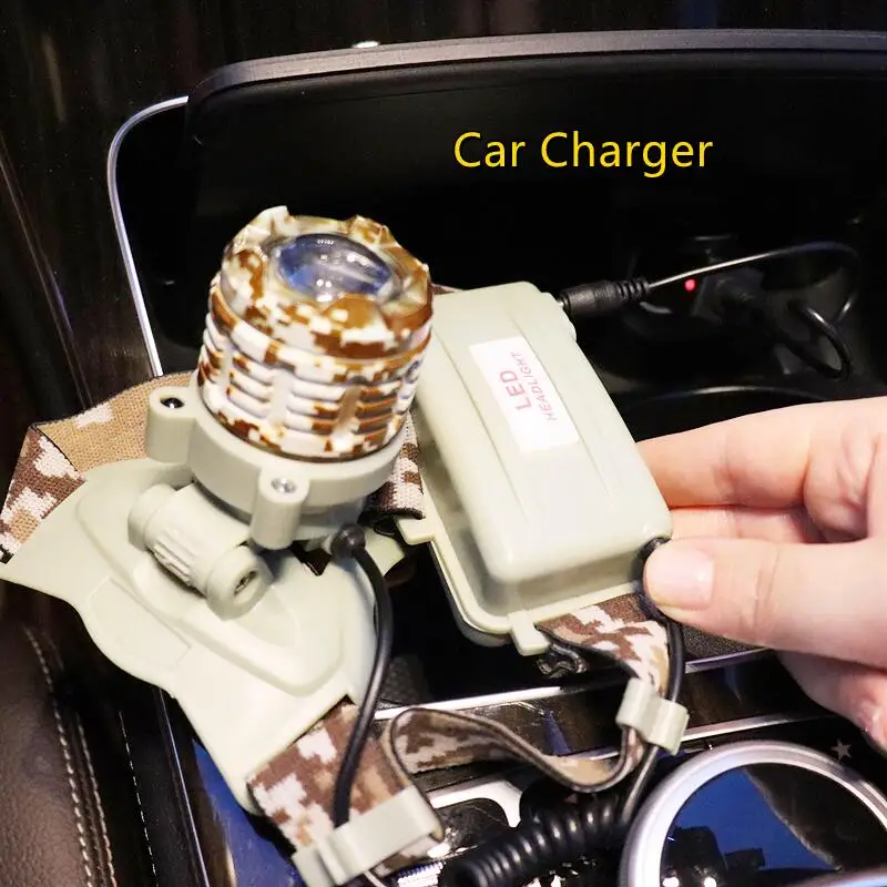 Прямая поставка зум налобный фонарь XML-T6/L2 светодиодный фонасветильник для