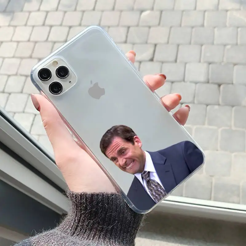 fhnblj michael scott the office phone case for iphone 11 12 13 mini pro xs max 8 7 6 6s plus x 5s se 2020 xr case free global shipping