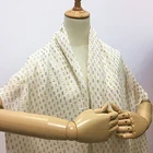 Модный золотой дизайн в горошек, шелковая смешанная ткань, низ из чистого шелка для платья для девочек, SFF217