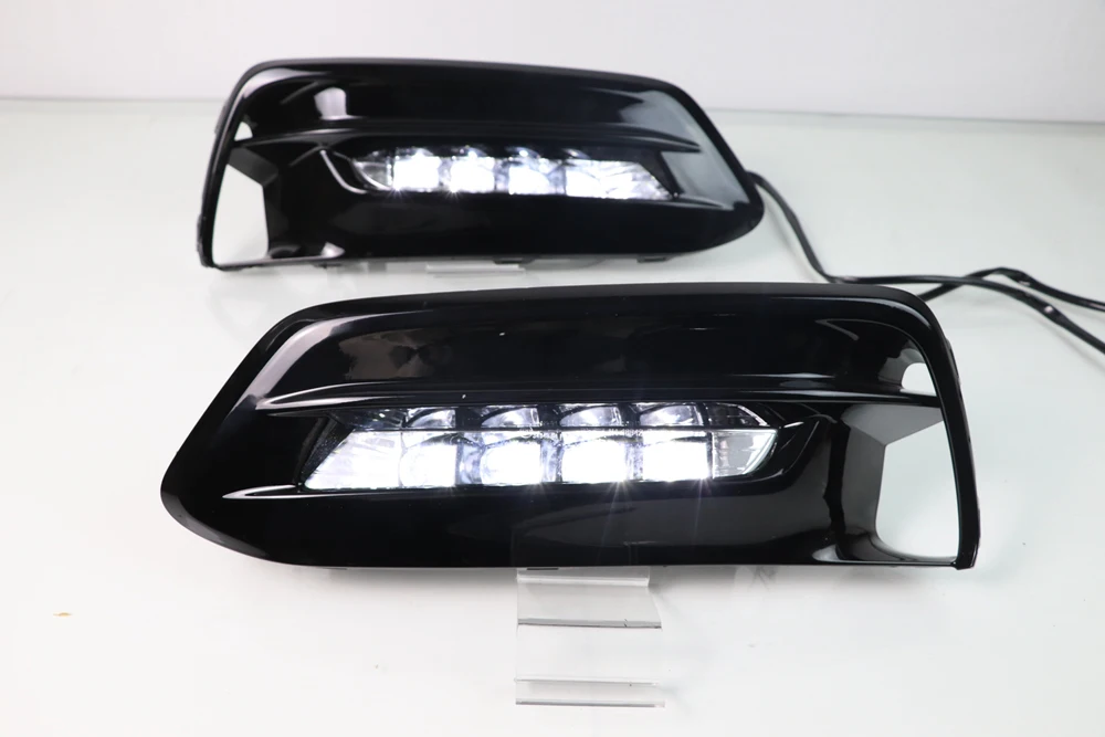 3 вида цветов LED DRL для Honda Accord 10th Generation 2018 2019 дневные ходовые огни с сигналом