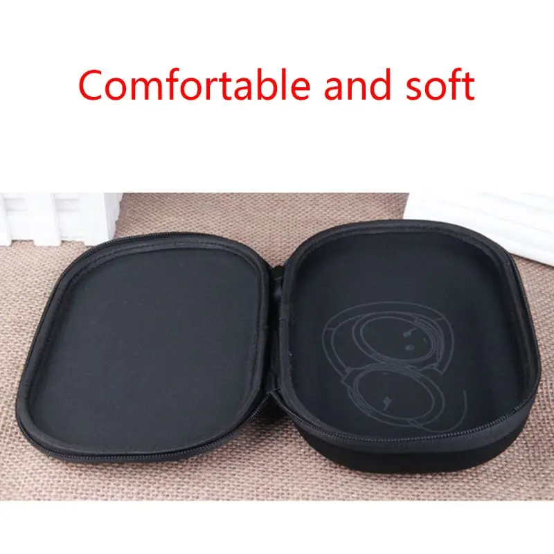

PU Leather Storage Bag Portable Hard Carry Case Carabiner for Bo-se QC15/25/35