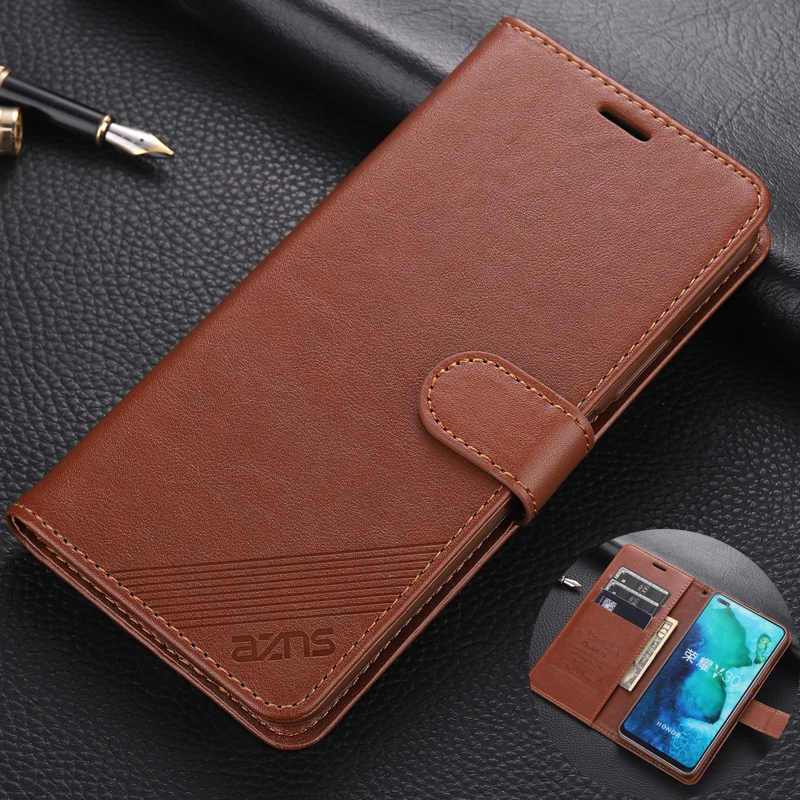 

For Huawei Honor V30 Cover High Quality Leather Flip phone Case For Huawei Honor V30 Pro Cover Wallet with card Phone case Bag