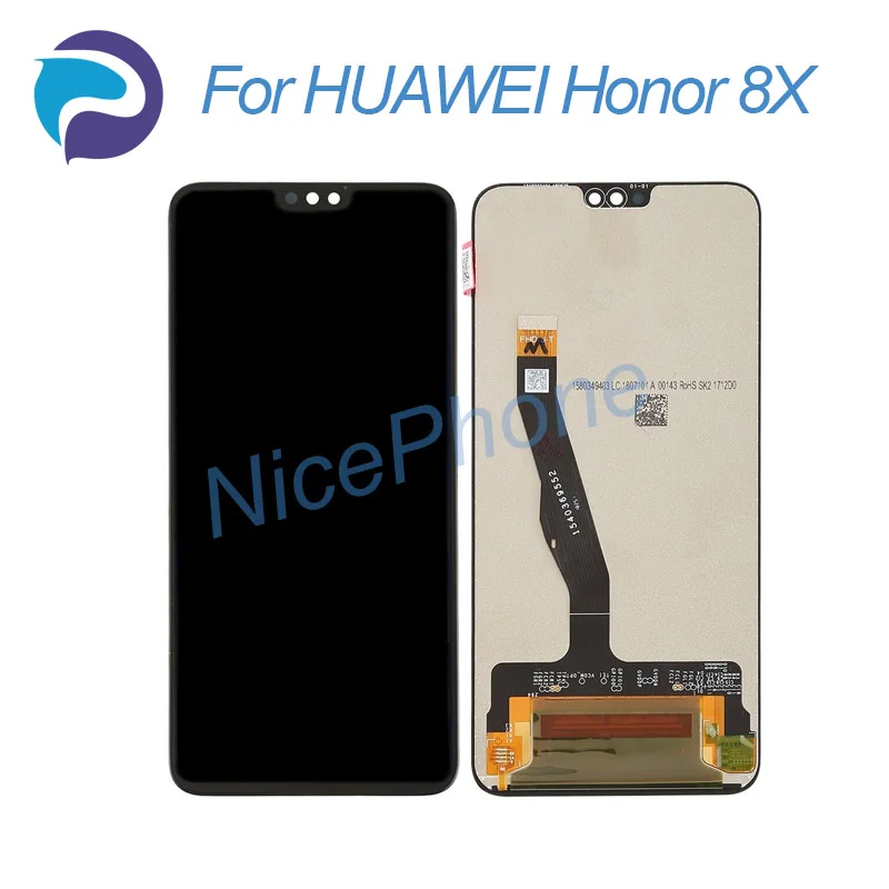 ЖК-дисплей honor 8X с сенсорным экраном и дигитайзером запасная деталь в сборе