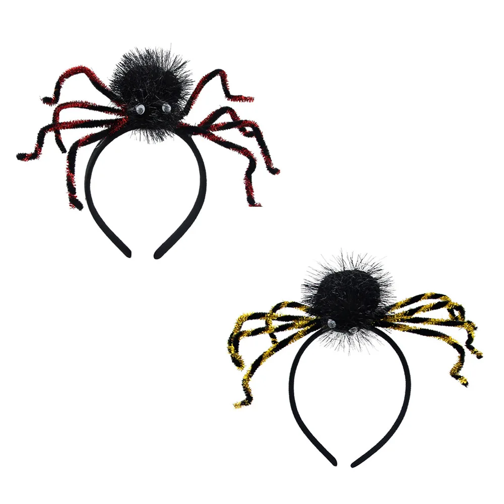 Красочные повязки на голову в виде паука для подростков аксессуары костюма
