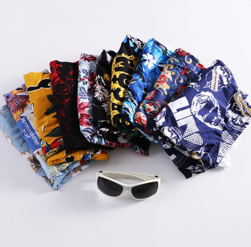 

New Mens Boxers Shorts Casual Cotton Sleep Underpants High Quality Brands Plaid Loose Comfortable Homewear Panties