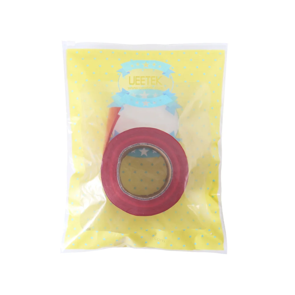 

UEETEK 100M Barricade Ribbon Danger Tape Safety Bright Red Warning Tape Portable Roll for Law Enforcement Construction Public Wo