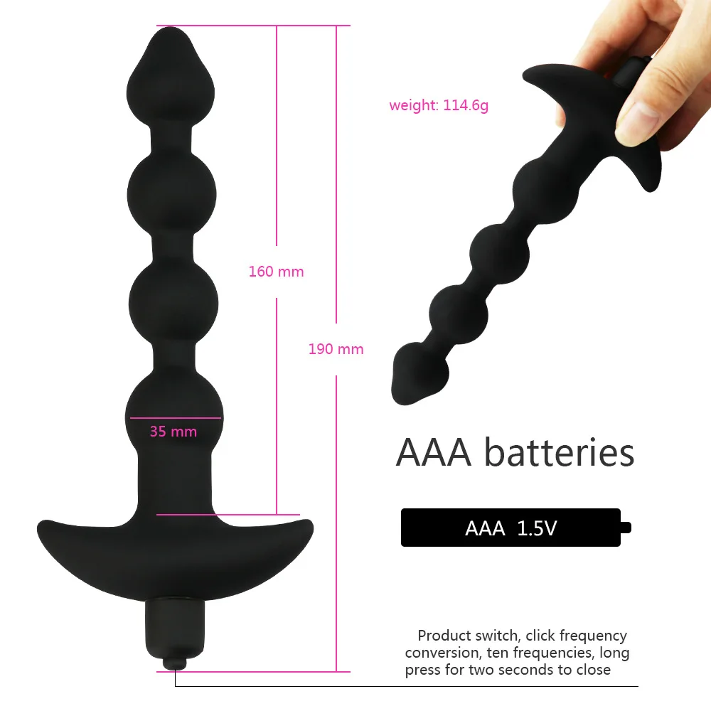 Силиконовая вагинальная Анальная пробка Пара флирта секс-игрушки