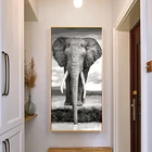 Картина с серыми слонами, HD печать, животные, картина маслом, печать на холсте, картина на стену, художественные принты для гостиной, домашний декор