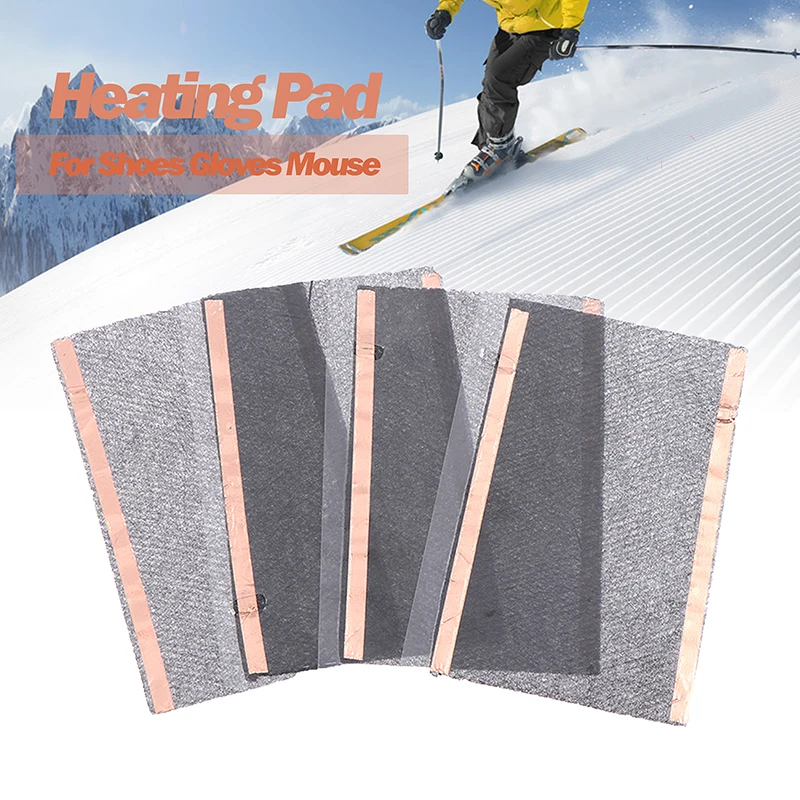 

2/4/5pcs/pack Portable Winter Warmer Plate For Shoes Gloves Mouse Pad DIY USB Heating Heater Moisture-proof Heating Pads