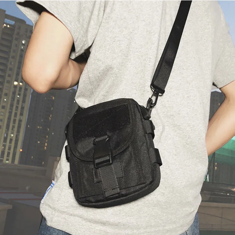 Модная мужская сумка-мессенджер Холщовая Сумка через плечо для сотового