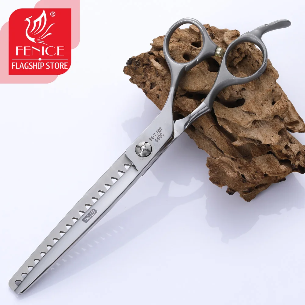 Профессиональные ножницы для стрижки собак Fenice 7 дюймов груминга домашних