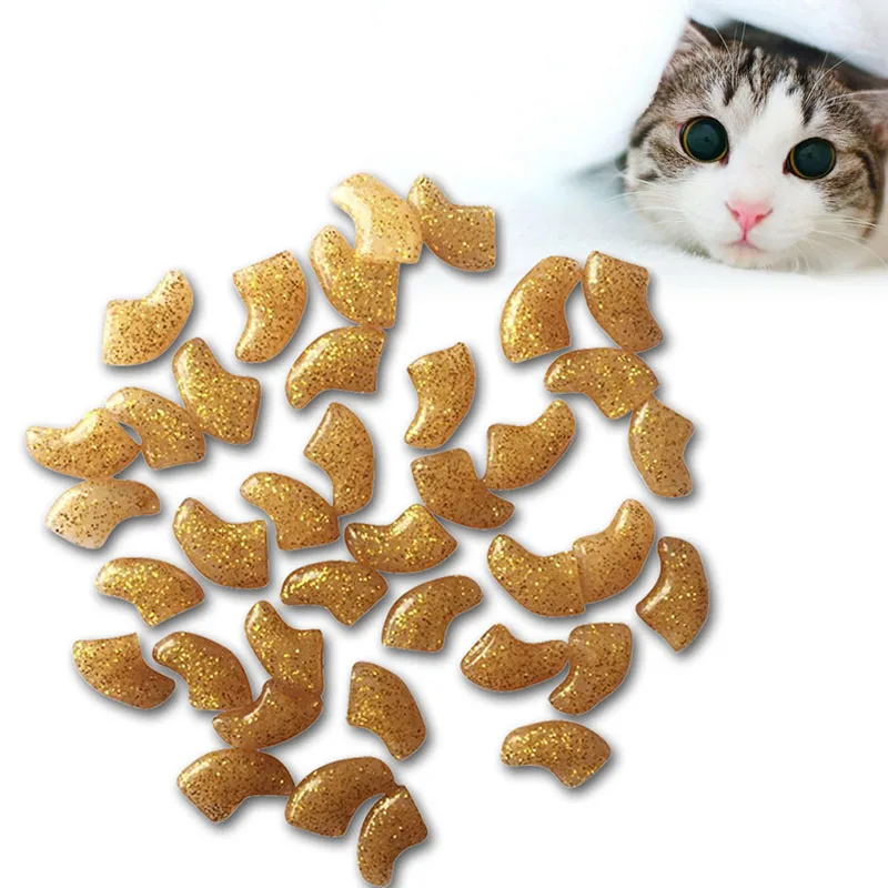 Pet коты силиконовые Paw уход за когтями ногти чехлы с украшением в виде кристаллов