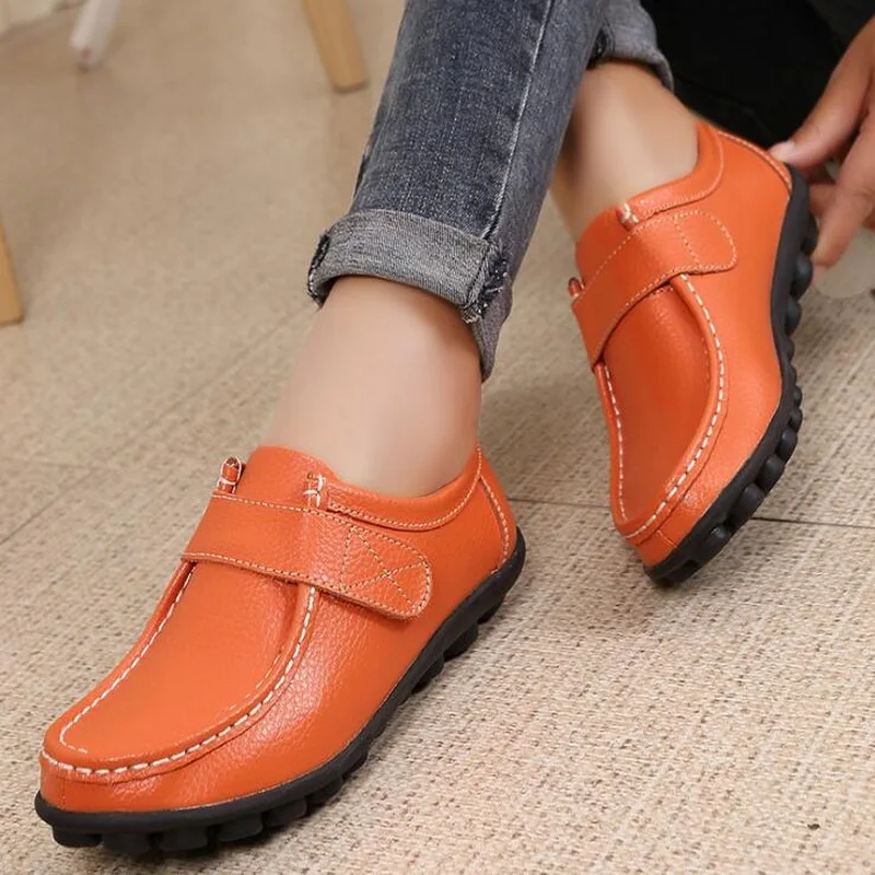 

Женские туфли на плоской подошве Taomengsi, белые туфли для медсестер, обувь для мам с мягкой подошвой, Размеры 35-43, для осени и зимы