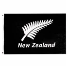 Новая Зеландия, Серебряный папоротник, флаг 3x5 футов, высокое качество, полиэстер, для помещений и улицы, висящий Национальный флаг Banner
