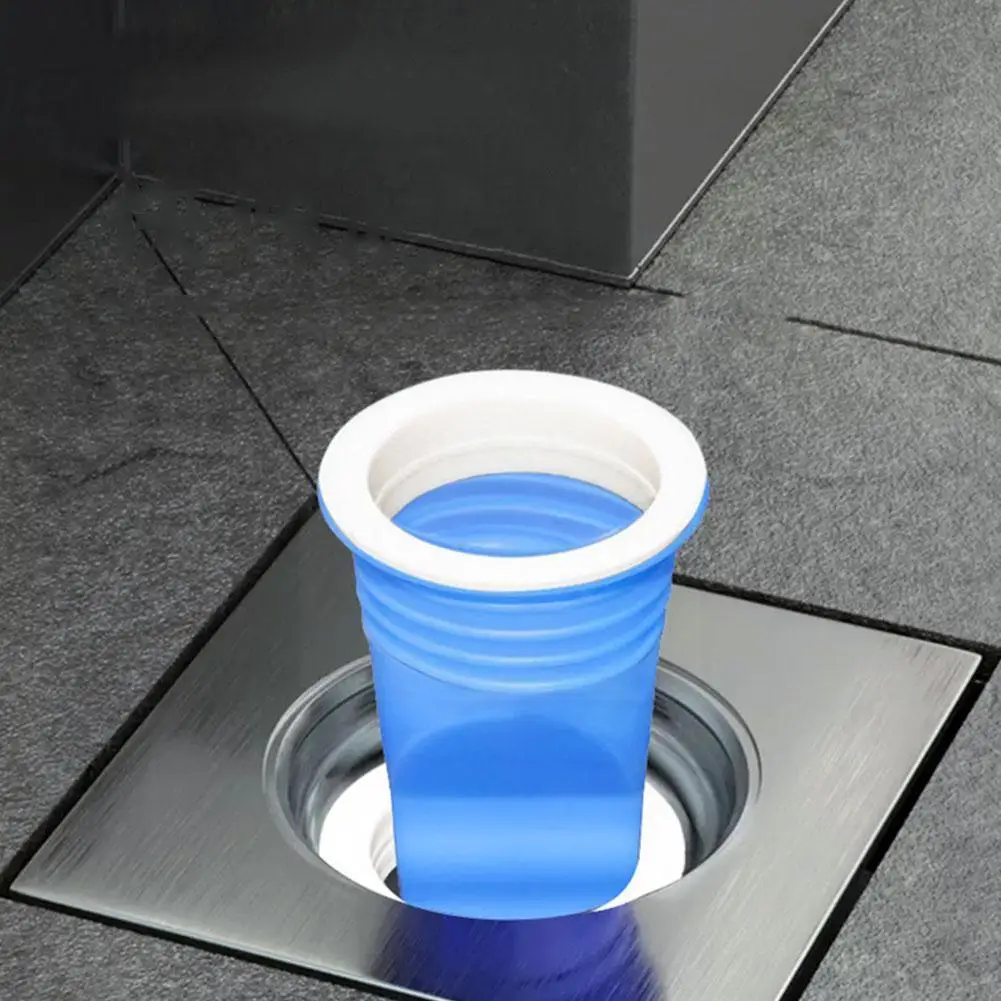 

Силиконовая уплотнительная трубка для слива в пол для ванной и кухни, сливное внутреннее отверстие с насекомым сердечником, анти-обратный п...