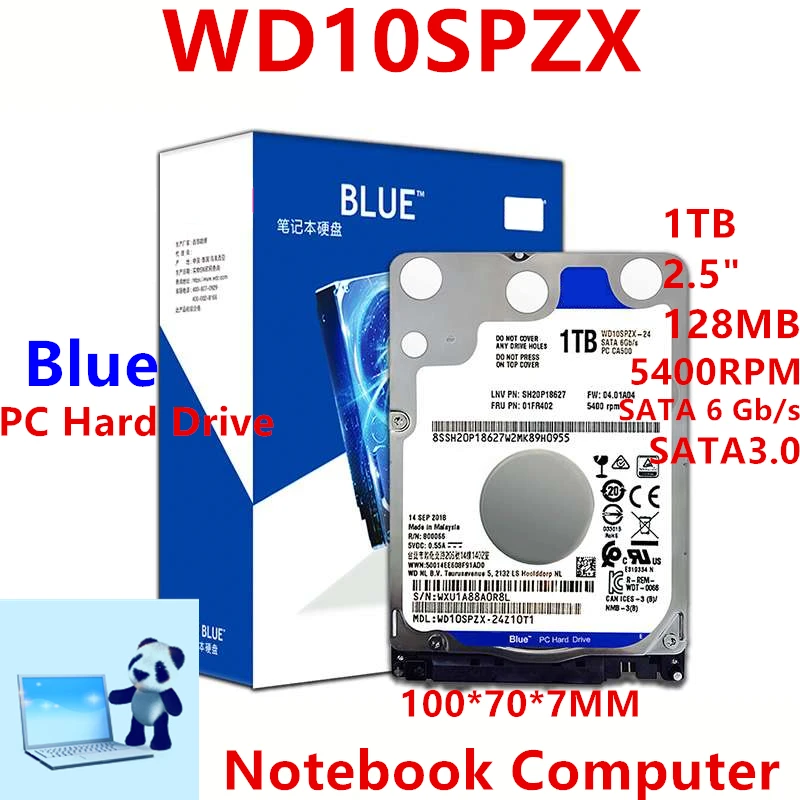 New Original HDD For WD Blue 1TB 2.5
