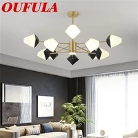wpd modern chandeliers pendant brass light contemporary home creative decoration suitable fo living room dining room bedroom