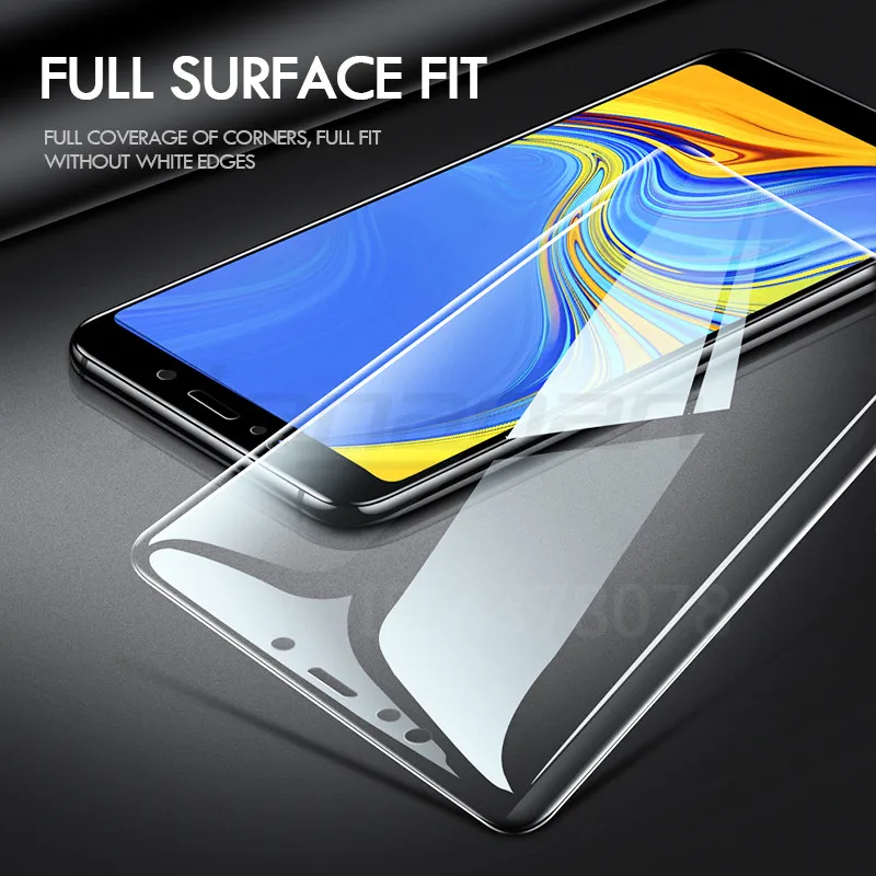 3 шт. закаленное Стекло для samsung Galaxy A20 A30 A40 A70 A50 A20E Экран защитная пленка 9H 2.5D Стекло на samsung J4 J6 плюс A7 A9