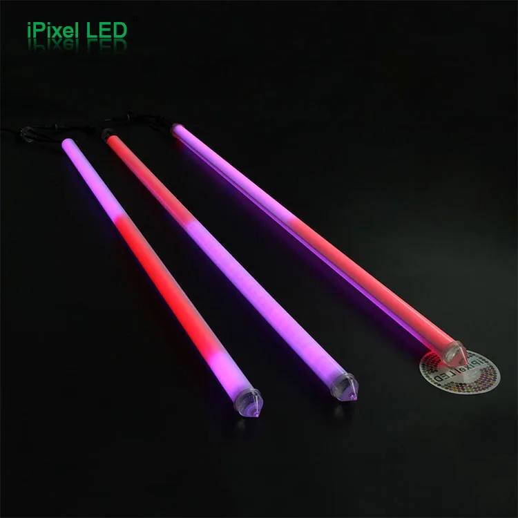 DMX сигнал 360 градусов dc12v led Метеоритный дождь свет dmx rgb лампа трубка Метеор | Лампы