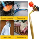 Бутановая горелка сварочный газовый фонарь для отдыха на природе, пикника, барбекю, пайки, сварочный фонарь, паяльный тепловой пистолет для сварочного оборудования, пламя