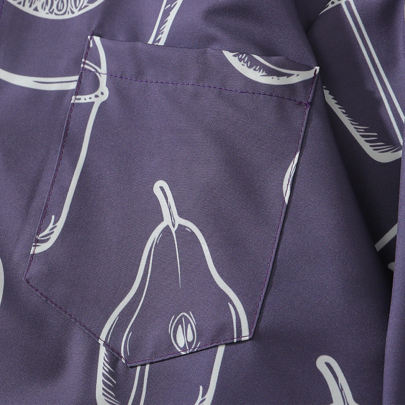 Гавайская рубашка в стиле хип хоп с длинным рукавом и принтом арбуза|Повседневные рубашки| |