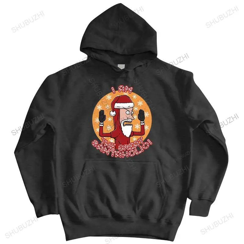 

homme vintage style hoodie autumn black pullover i am the great santaholio unisex oversized shubuzhi jacket cotton casual hoody