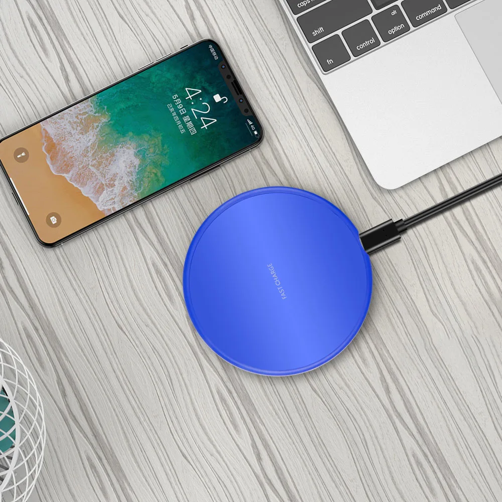 Быстрая зарядка KEBIDU 10 Вт для Samsung Galaxy S9/S9 + S8 S7 Note 9 быстрая через USB iPhone XS Max XR X 8 Plus
