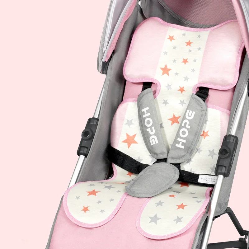 

Summer Baby Stroller Cool Mat Seat Cushion Newborn Infant 600D Ice Silk Cooling Pram Car Seat Pad Mats Kid Stroller Accessories