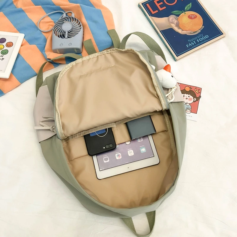 

DCIMOR New Waterproof nylon Women Backpack Female Panelled Schoolbag for Teenage girls High quality Travel backpack book Mochila